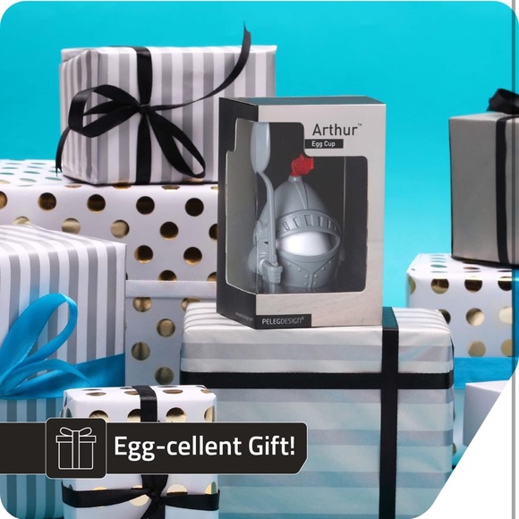 NWT Set of 2 Arthur Egg Cups - Gray - Picture 8 of 9